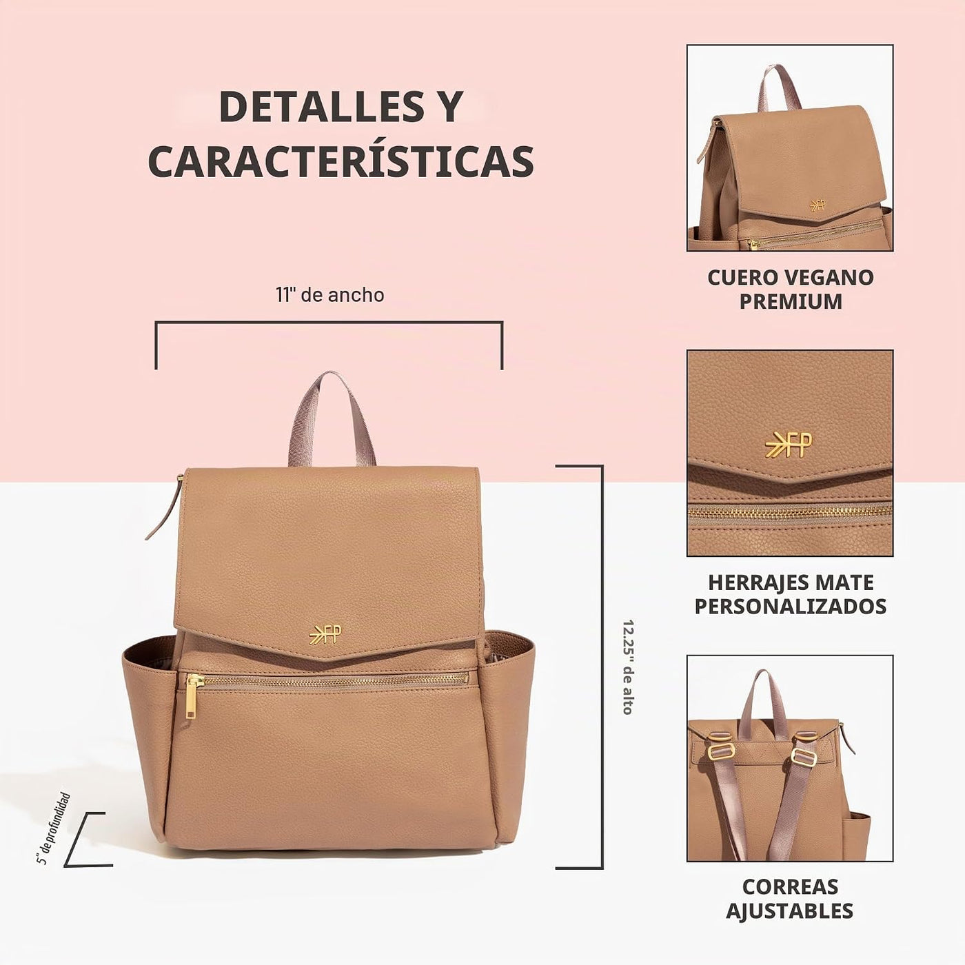 Freshly Picked Mini Pañalera II Mochila \u2013 Bolso pequeño de cue...