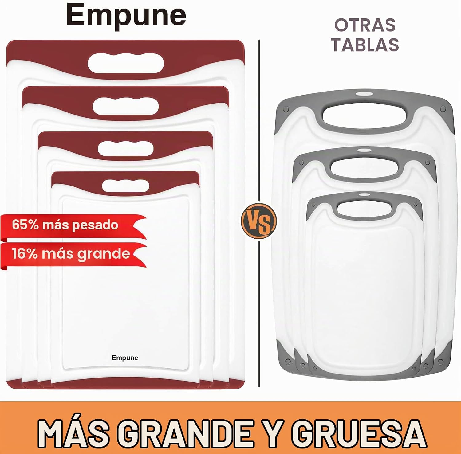 Tablas de cortar extra grandes, tablas de cortar de plástico para c...