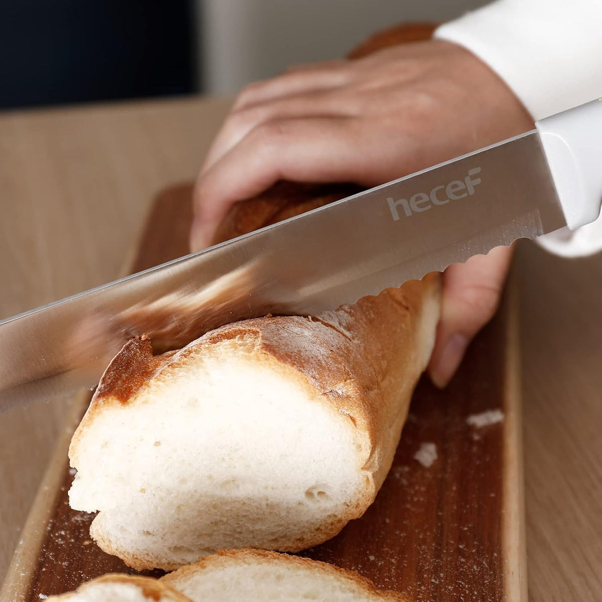 hecef Juego de cuchillos de cocina, juego de cuchillos de 14 piezas...