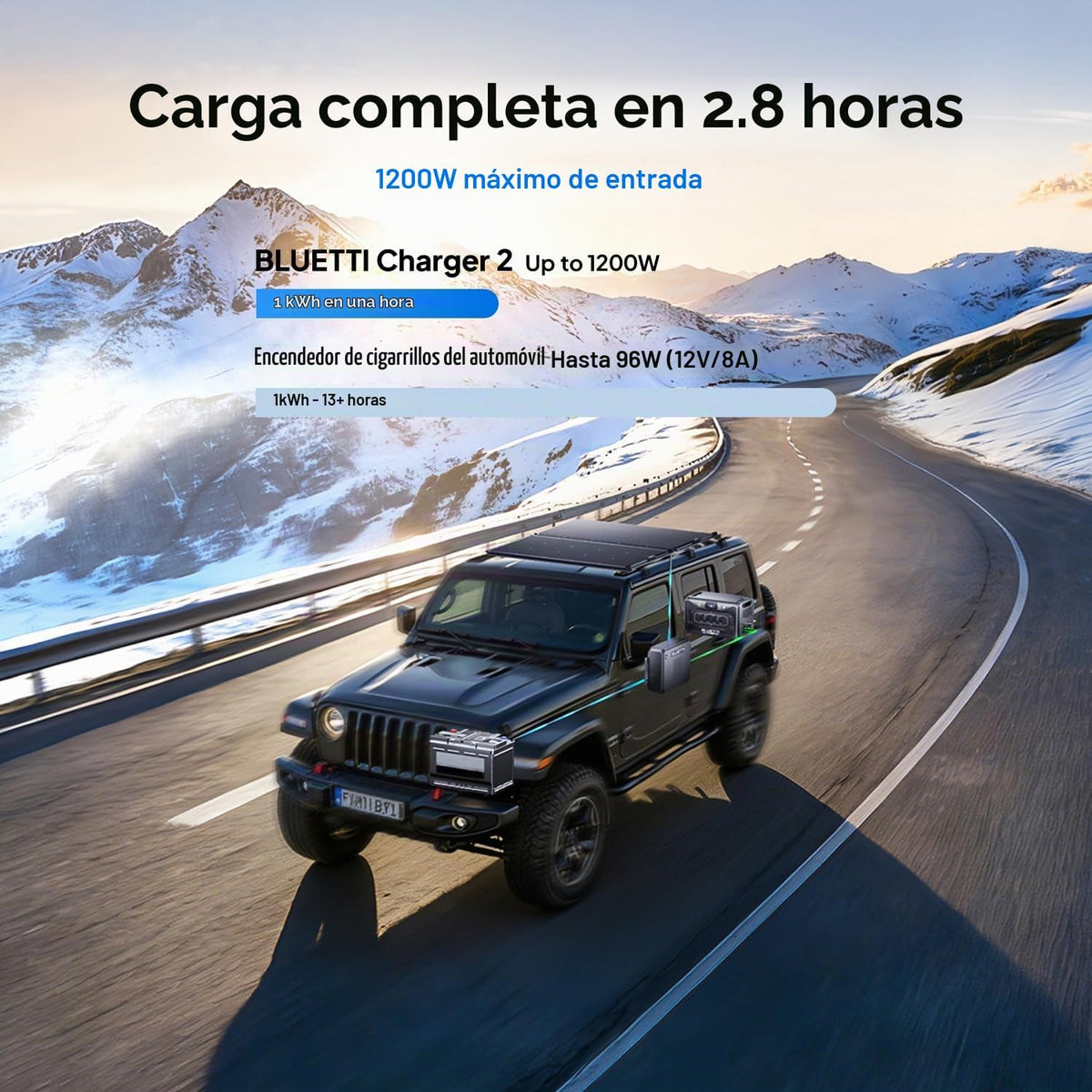 BLUETTI Generador solar Apex 300 y cargador de 1200W 2, batería LFP...