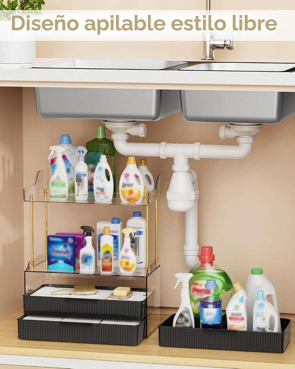 Anylady Organizadores y Almacenamiento de Baño y Organizador de Maq...