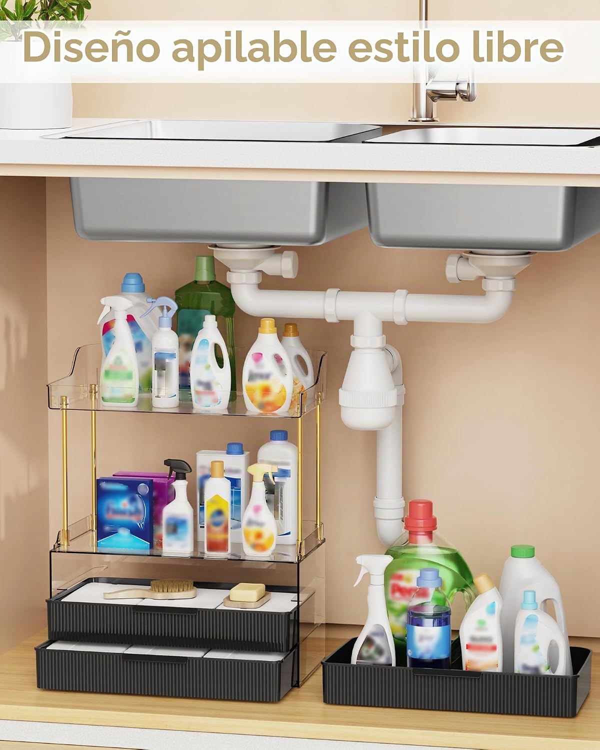 Anylady Organizadores y Almacenamiento de Baño y Organizador de Maq...