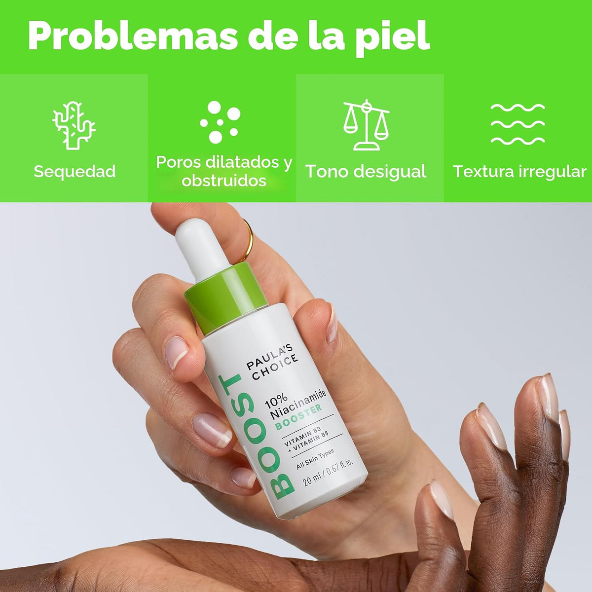 Paula's Choice BOOST 10% potenciador de suero facial de niacinamida...