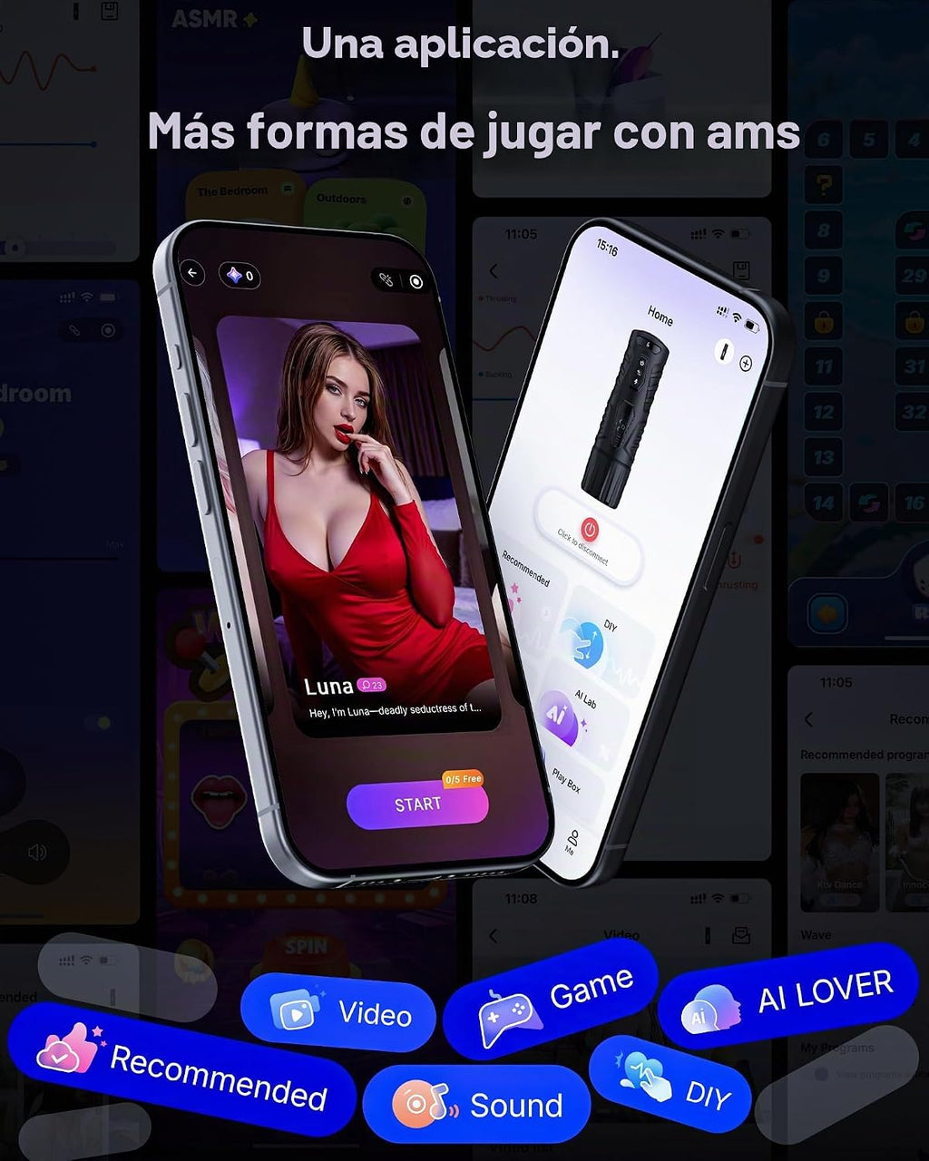 EINSEO AI Sync Masturbador Masculino Juguetes Sexuales para Hombres...