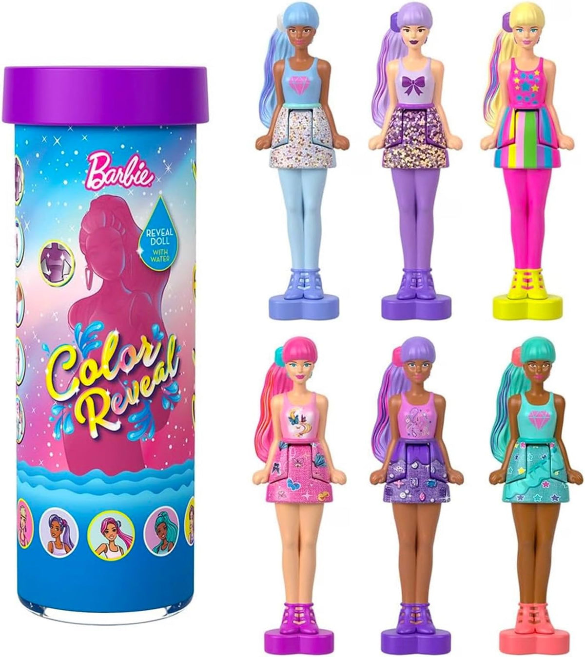 Barbie Mini Barbieland &amp; Micro Dolls - Paquete variado de 12 pi...