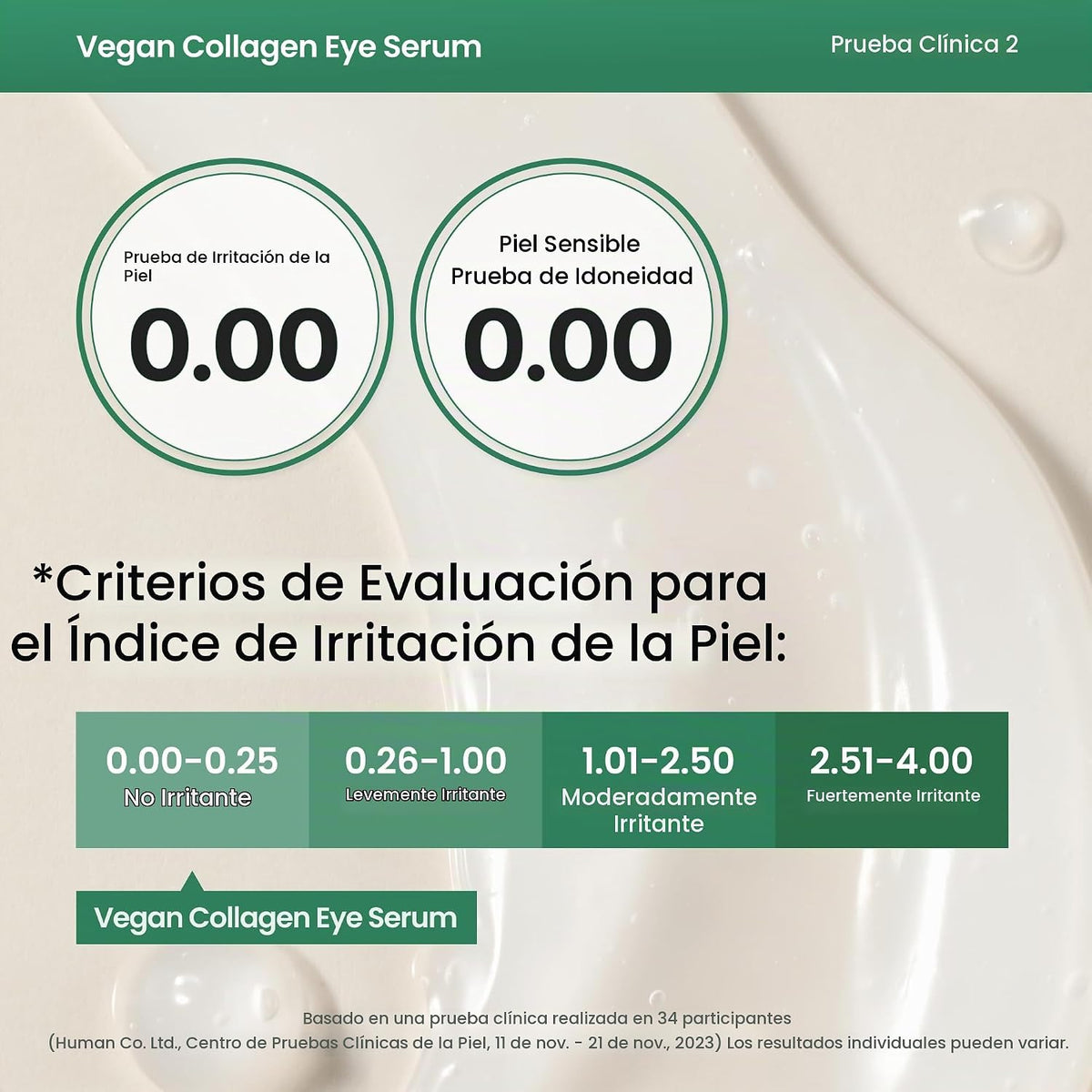 Suero para ojos de colágeno vegano AXIS-Y con 2% de niacinamida, pé...