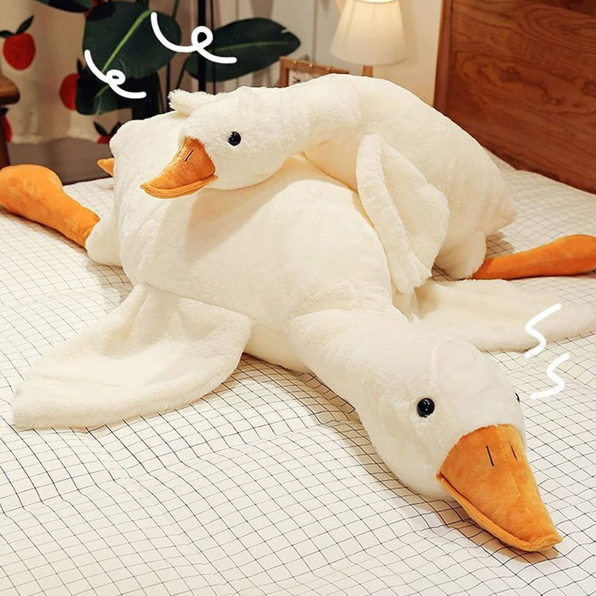 Grafingy Peluche de cisne, 19.68 pulgadas, 2.6 libras, animales de...
