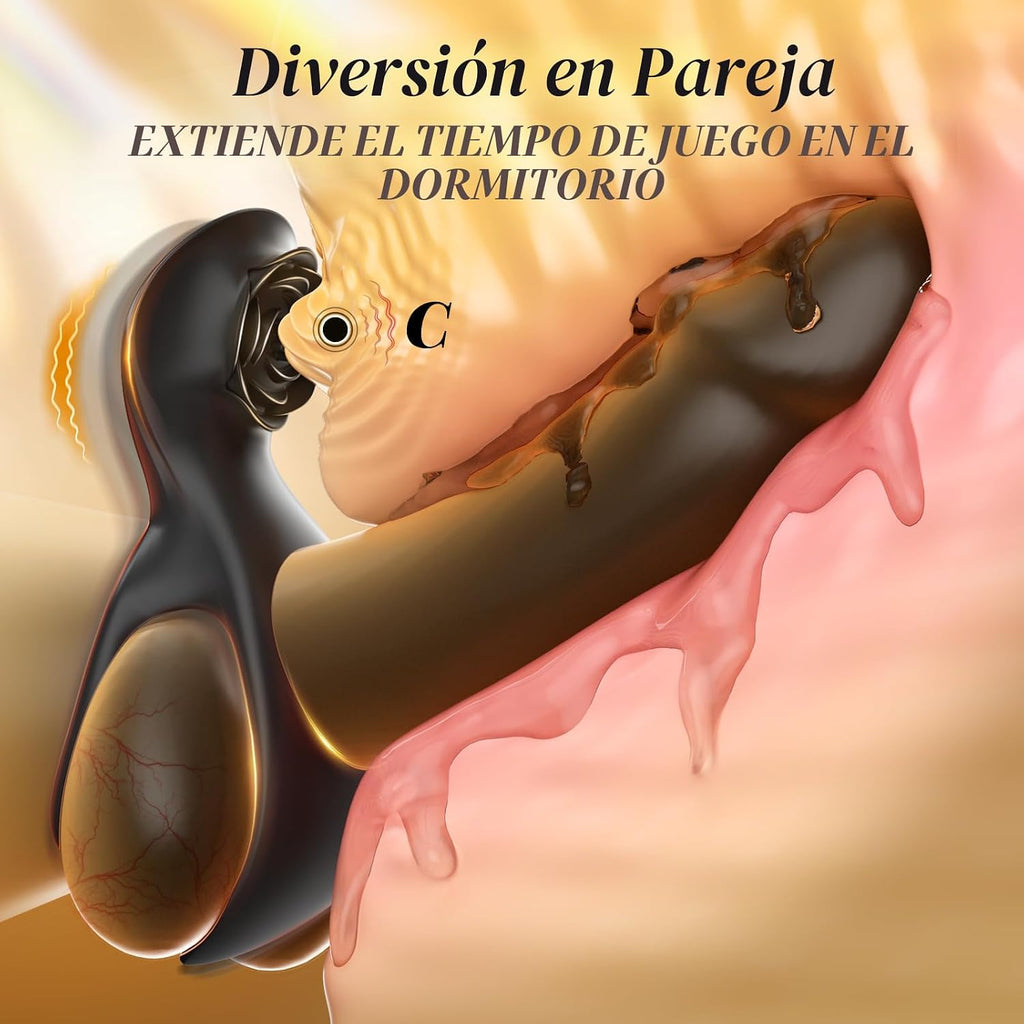Juguetes sexuales anillo vibrador para pene, juguetes sexuales para...