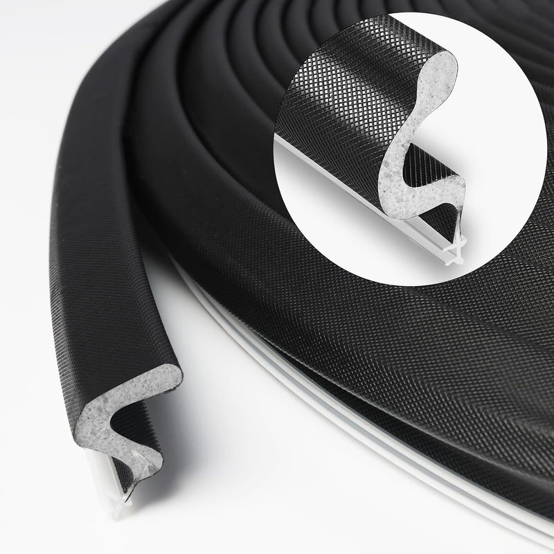 Storystore Burlete para puertas y ventanas de 6.1 m, sello de puert...