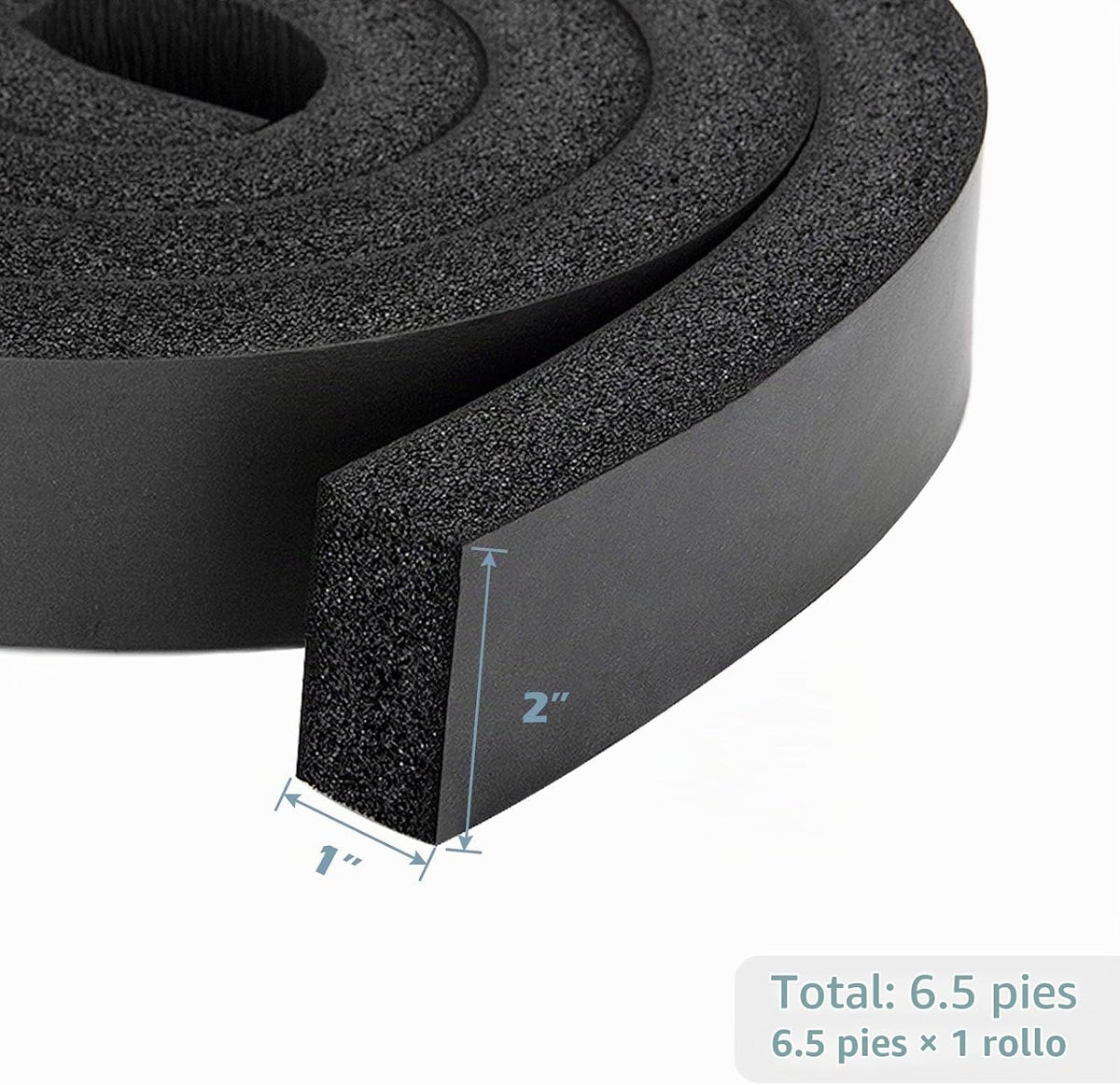 NBR-Tira de aislamiento de espuma de PVC para ventana, rollo de sel...
