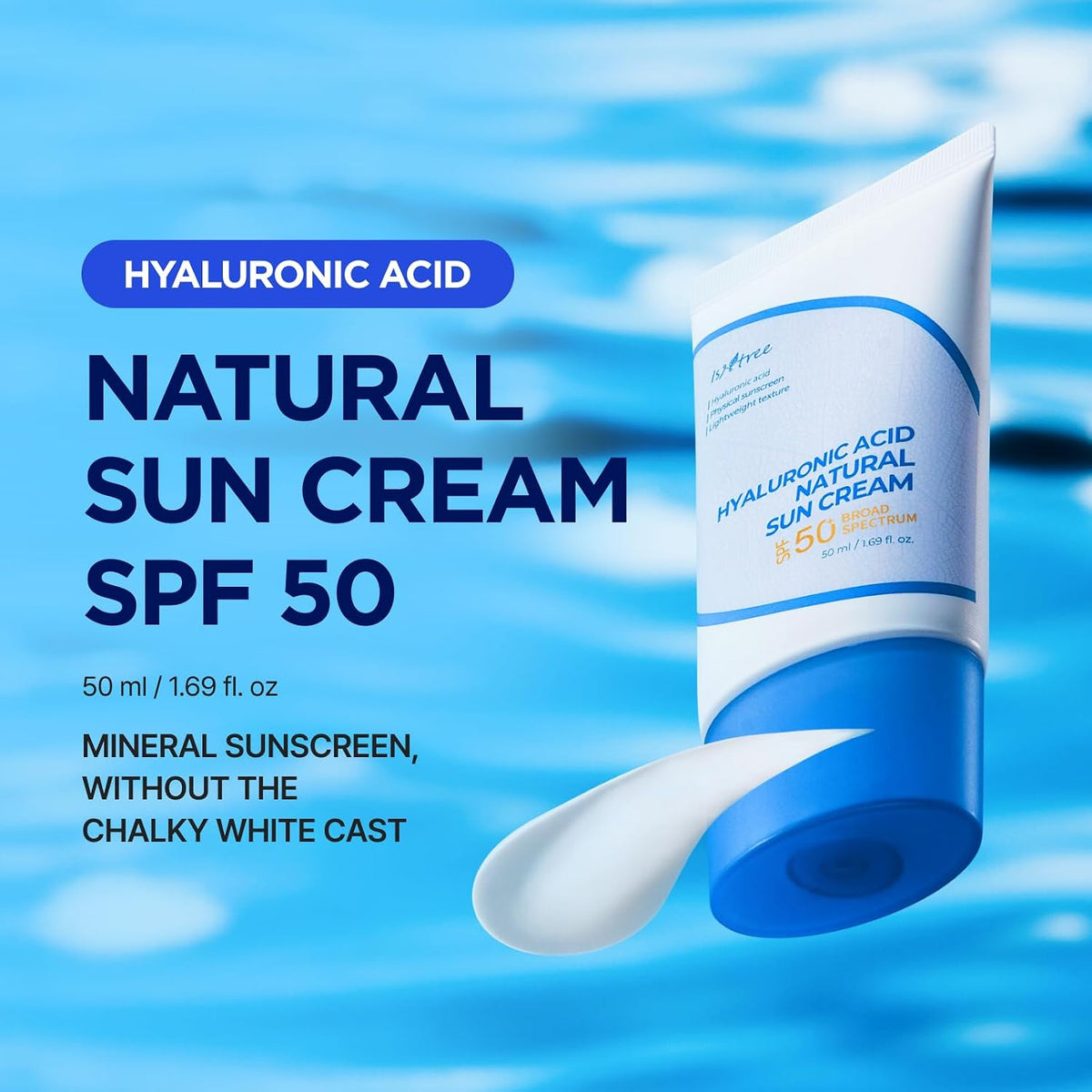 ISNTREE Gel solar diario de ácido hialurónico 1.7 fl oz, 1.69 fl oz...