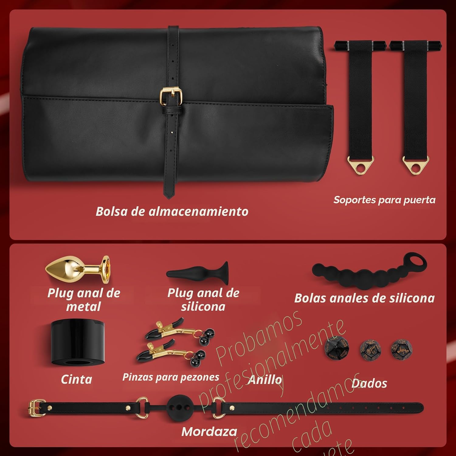 Juguetes sexuales de Bondage BDSM - 21 piezas de esposas de tobillo...