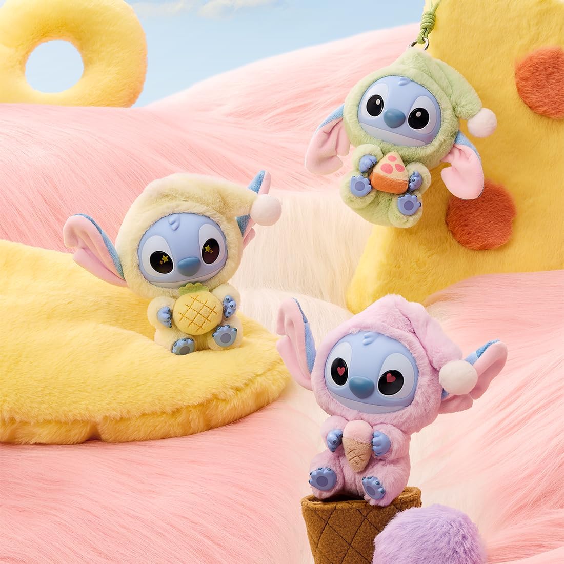 MINISO Disney Stitch Come Algo Antes de Dormir Colección Muñeco de...