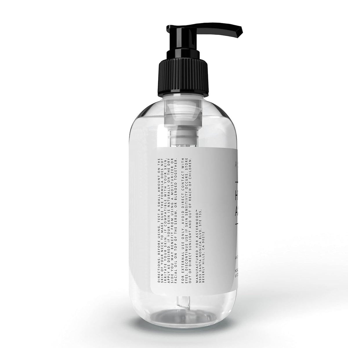 Suero de ácido hialurónico puro Asterwood para rostro, antienvejeci...