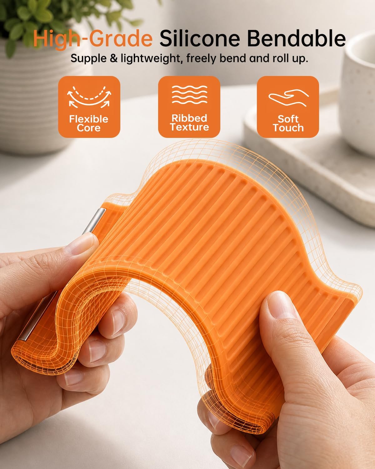 Lynfili Soporte portátil de aluminio de silicona flexible 2026, dis...