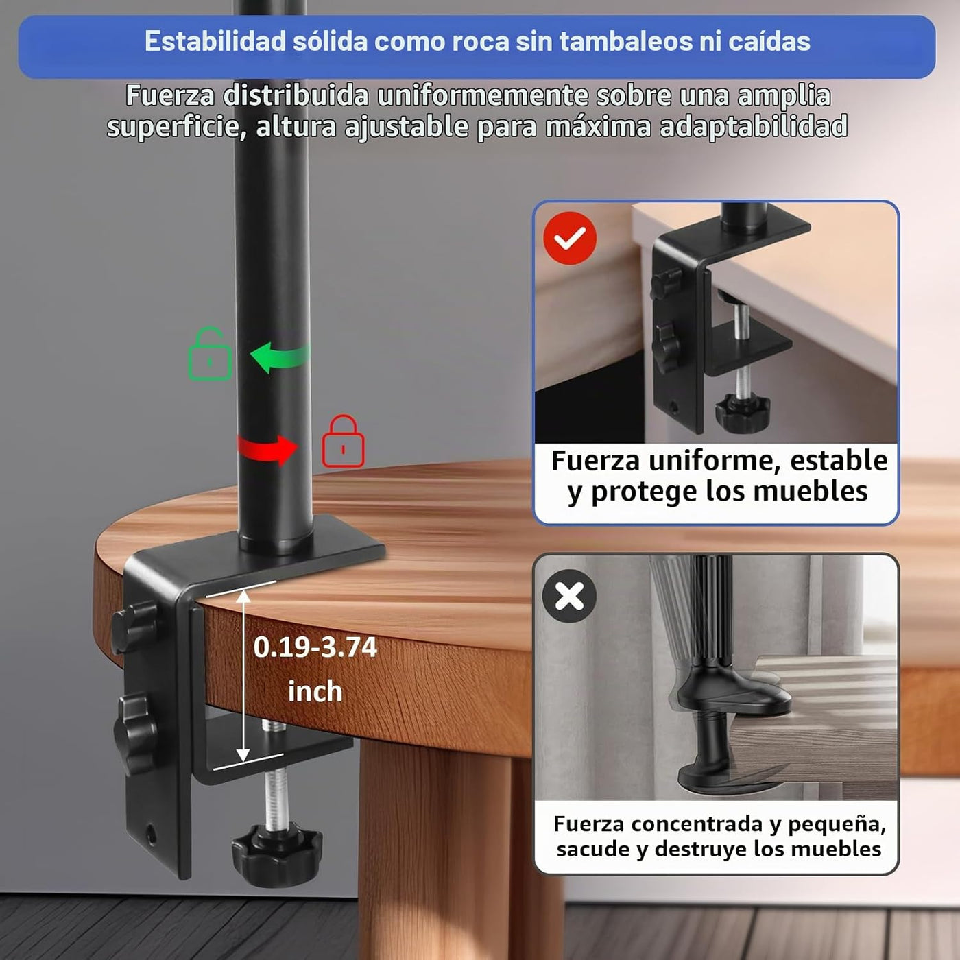 IKSTAR Soporte de manguera CPAP para cama \u2013 Base antideslizant...