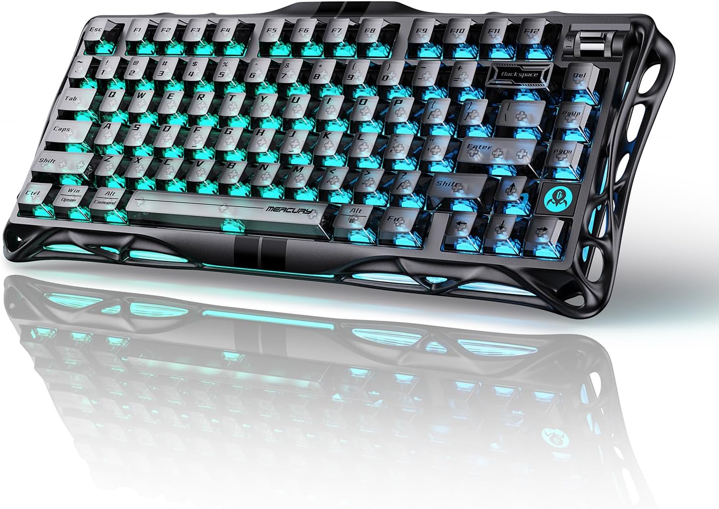 GravaStar Mercury V75 Teclado para juegos con efecto Hall, teclado...