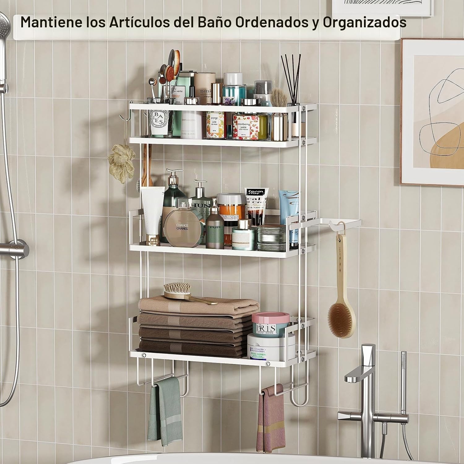 Organizadores y almacenamiento de baño Godboat, almacenamiento de 3...