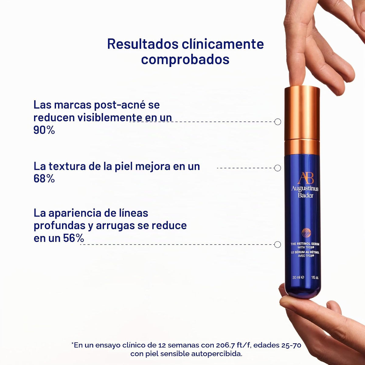 El suero de retinol