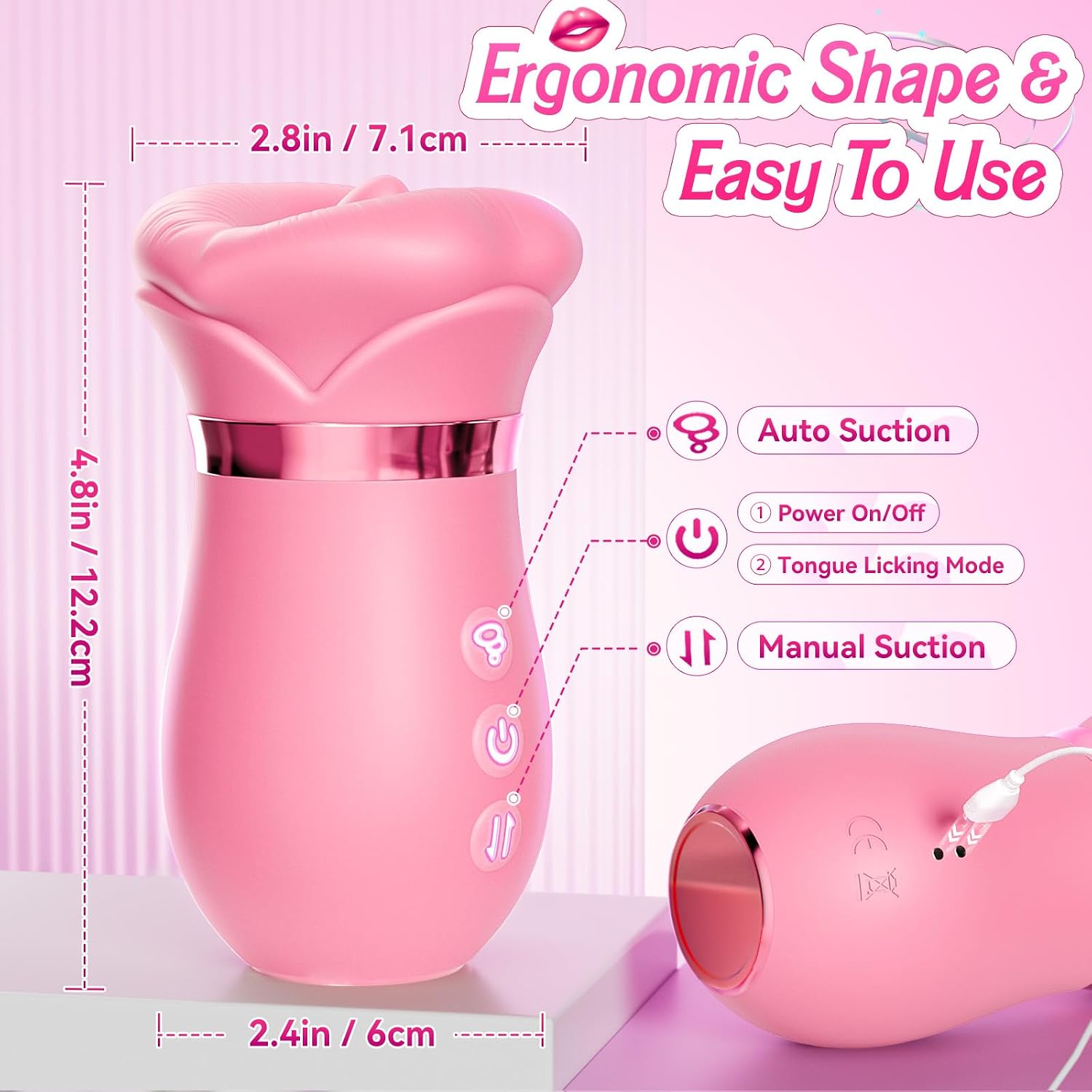 Vibrador para Adultos Juguetes Sexuales para Mujeres - Sovokn Vibra...