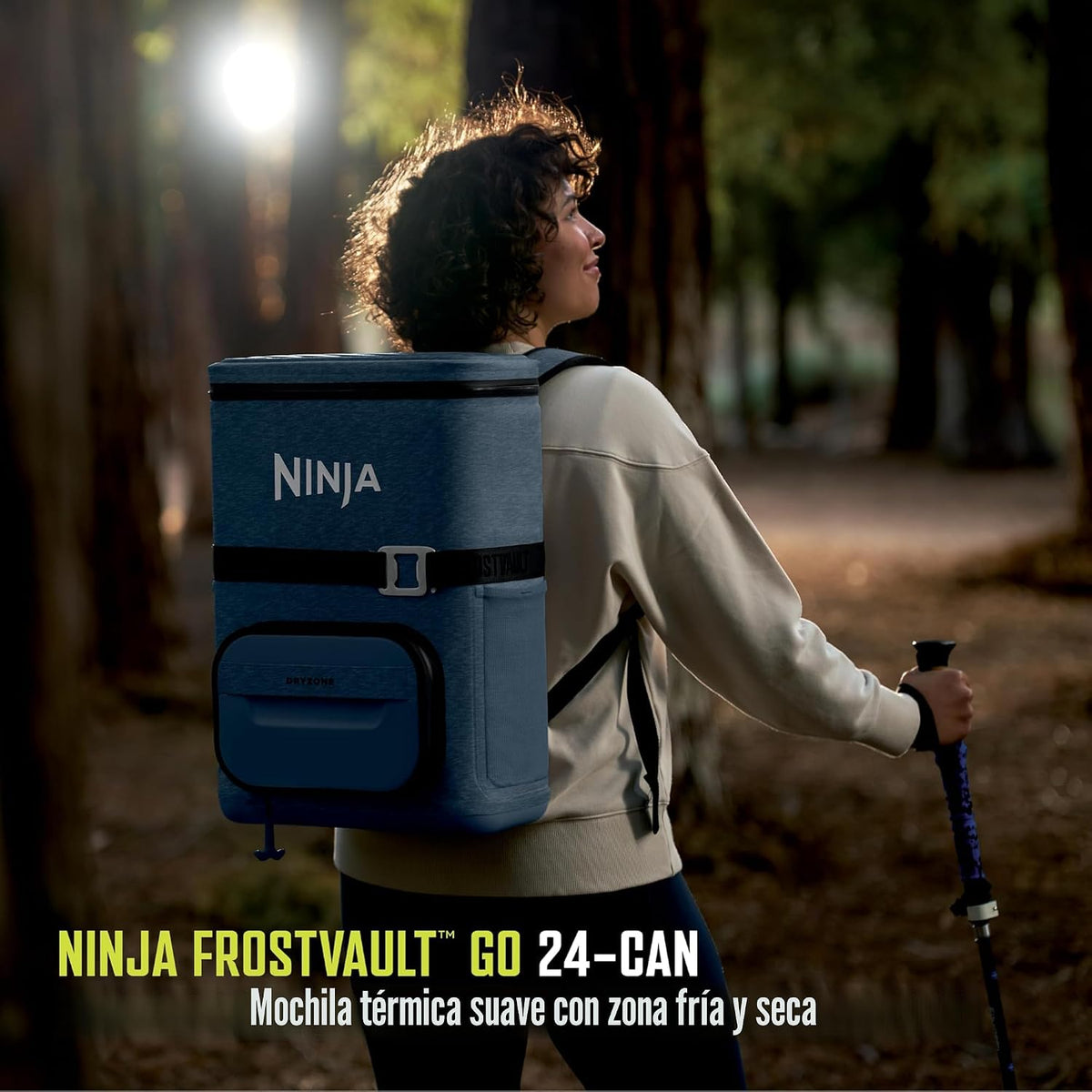Ninja Hielera de mochila | Enfriador suave para 24 latas FrostVault...