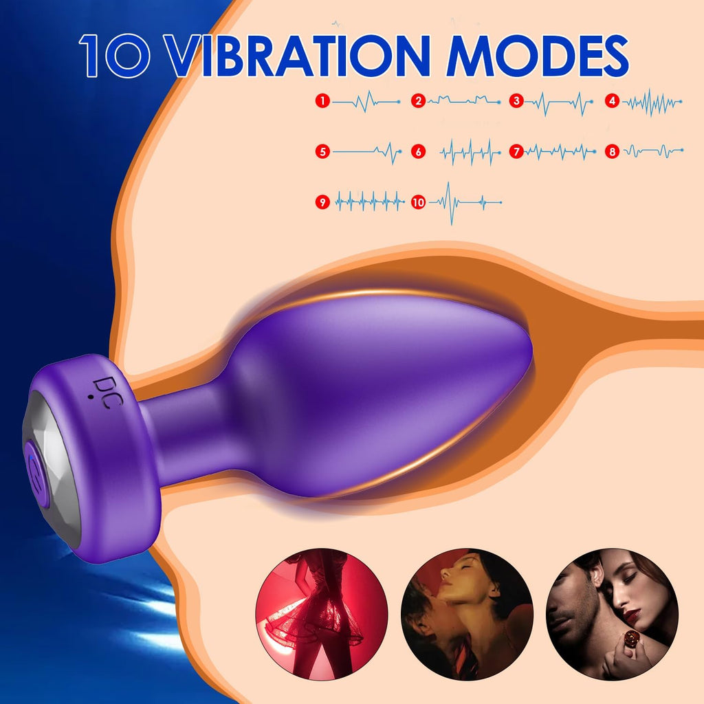 Juguetes Sexuales Vibrador Plug Anal\u2013Kit de Entrenamiento de 3...