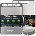 Tabla de cortar de titanio para cocina, tabla de cortar de titanio...