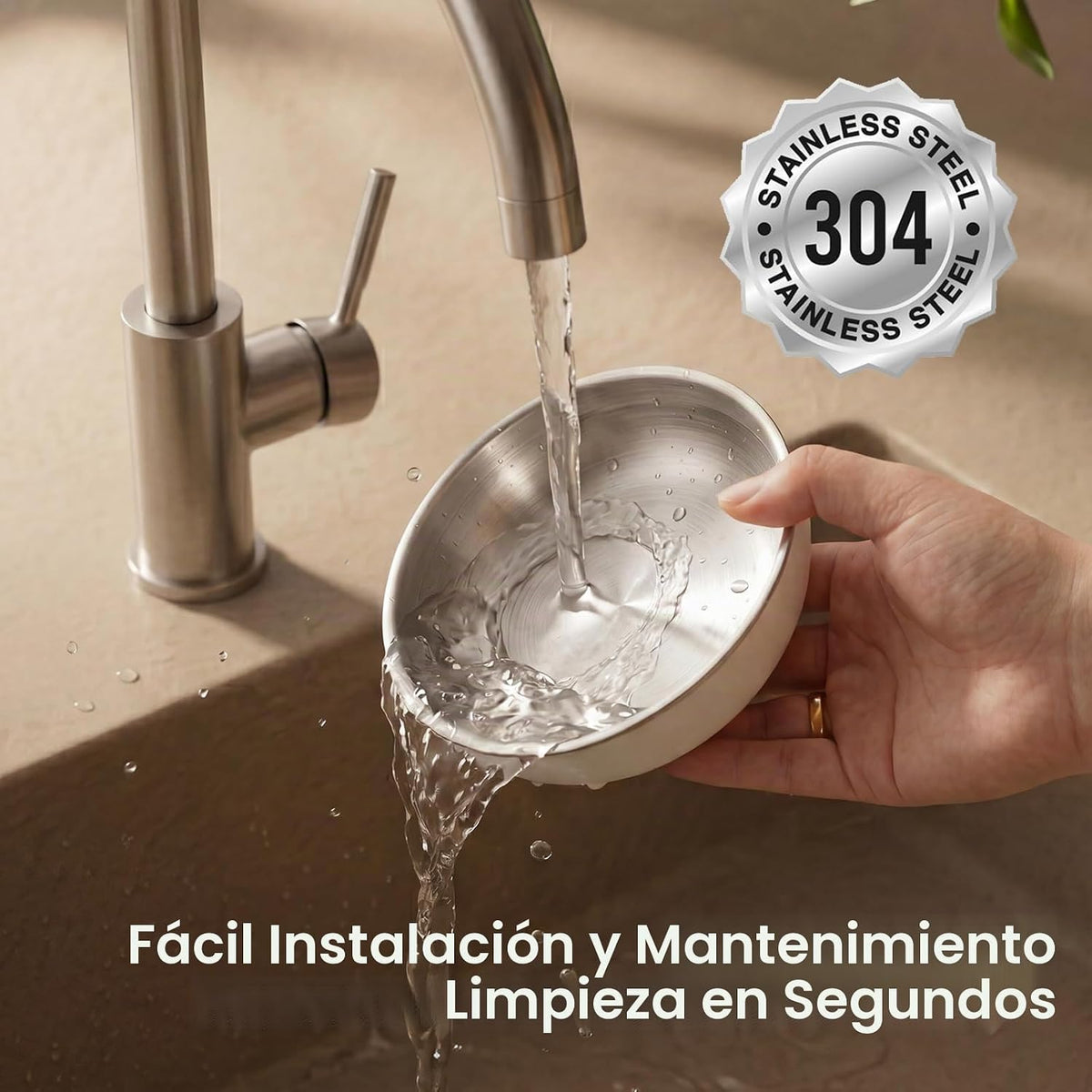 Elfois Fuente de agua para gatos sin filtro, dispensador de agua re...