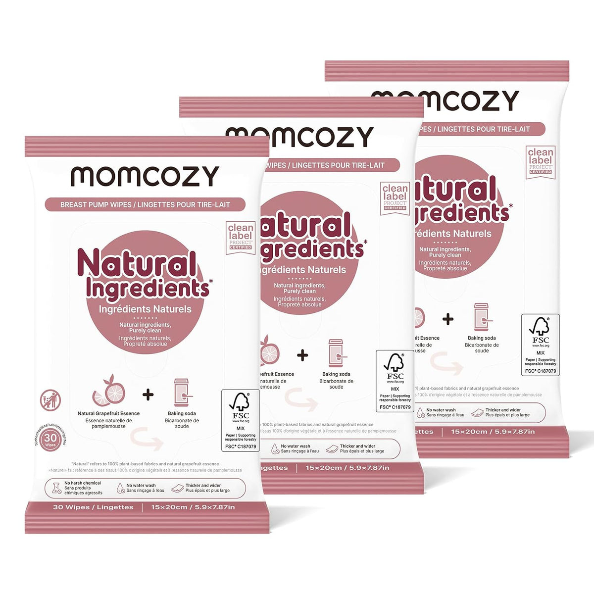 Momcozy Toallitas para extractor de leche para limpieza de piezas s...