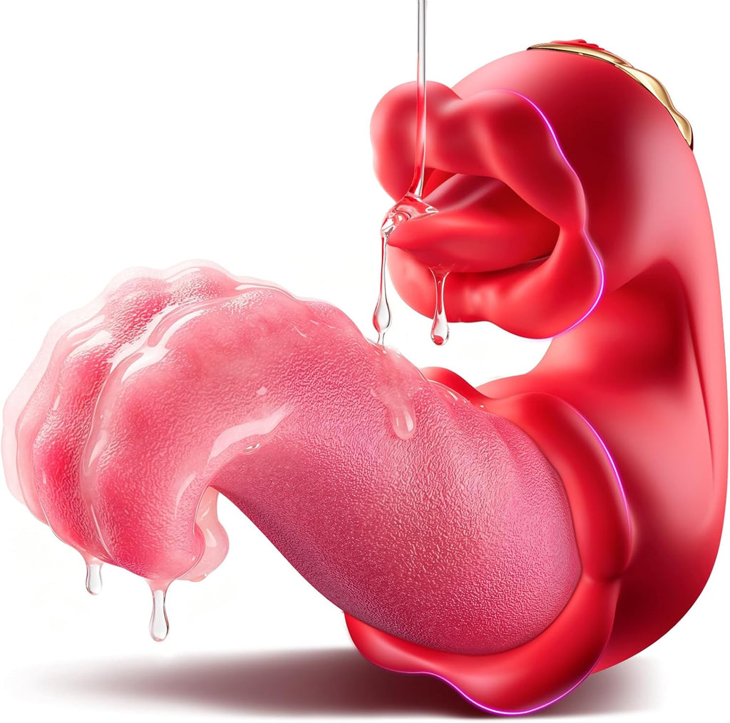 Juguetes sexuales vibrador de lengua realista para mujeres \u2013 1...
