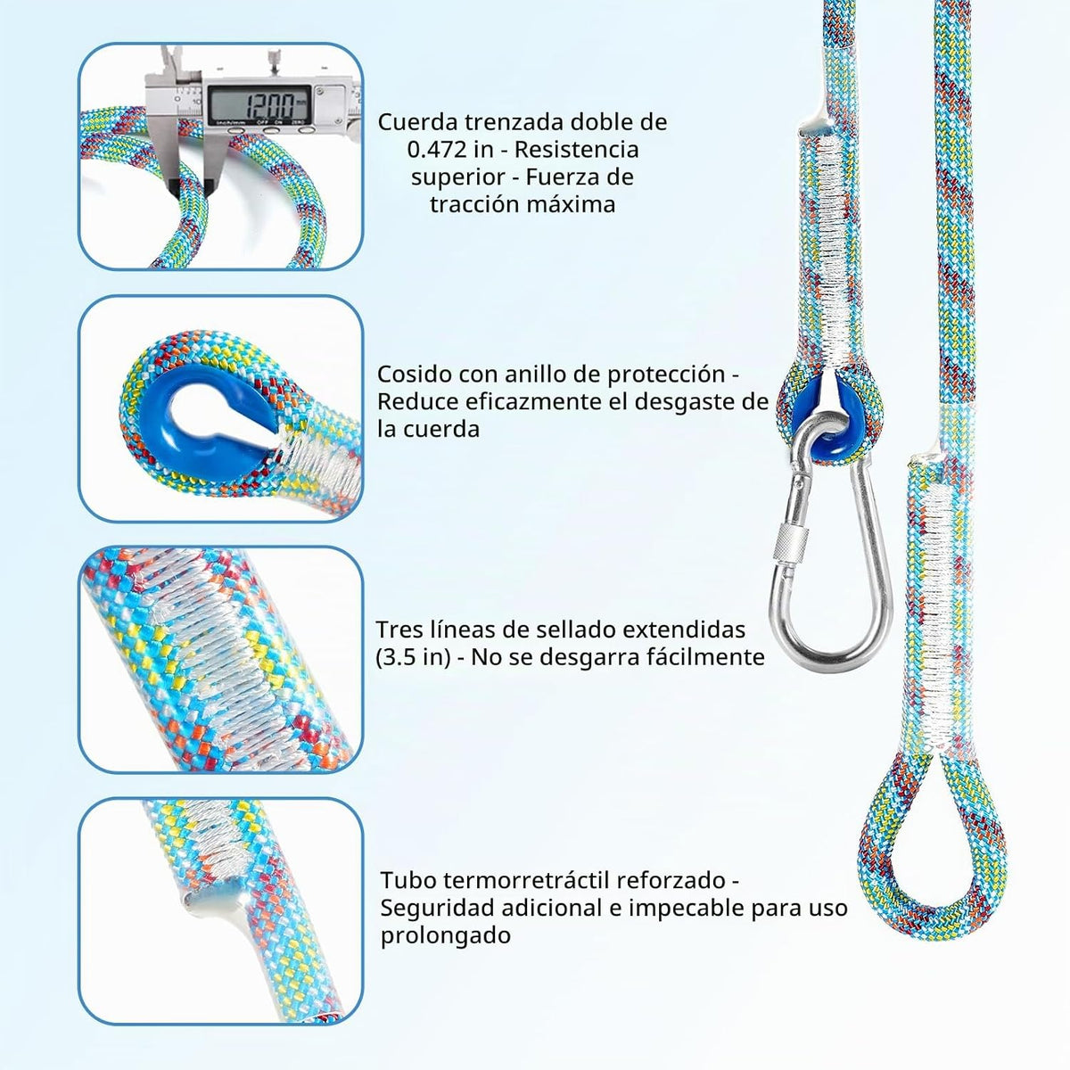 Correas de árbol para columpio Werfeito (juego de 2), 3 pies\/5 pie...