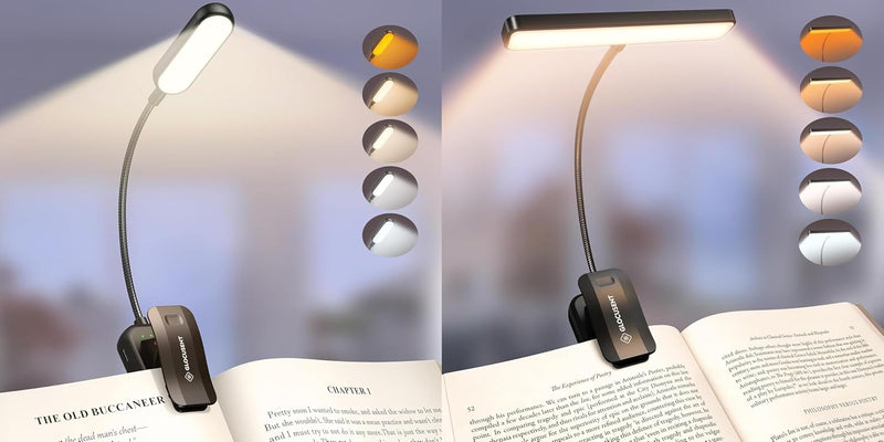 Glocusent Paquete de cabezal horizontal de 26 LED con 20 luces LED...