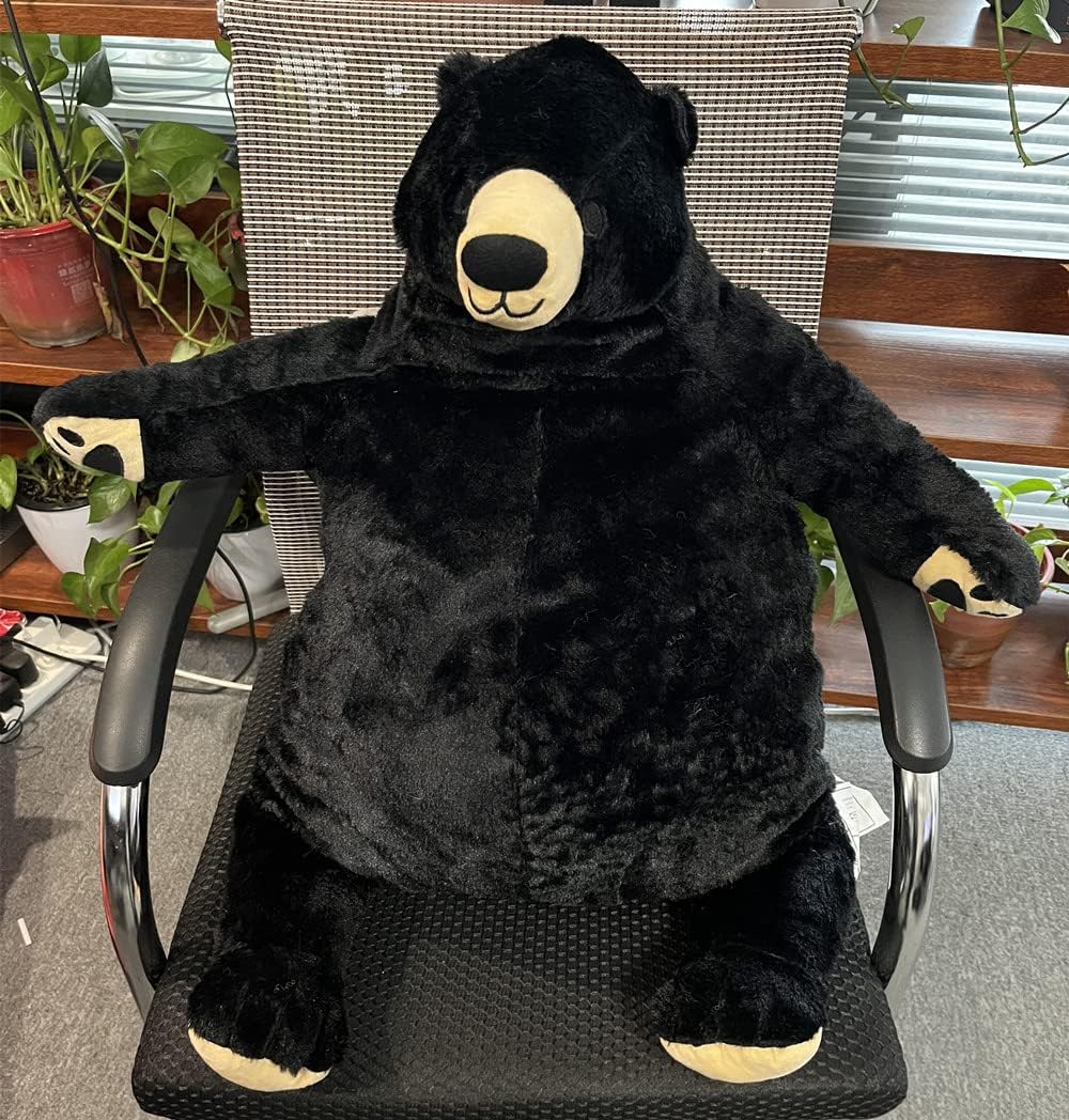 MIAOHAHA Oso de Peluche Juguete de Peluche Oso de Peluche Negro Muñ...