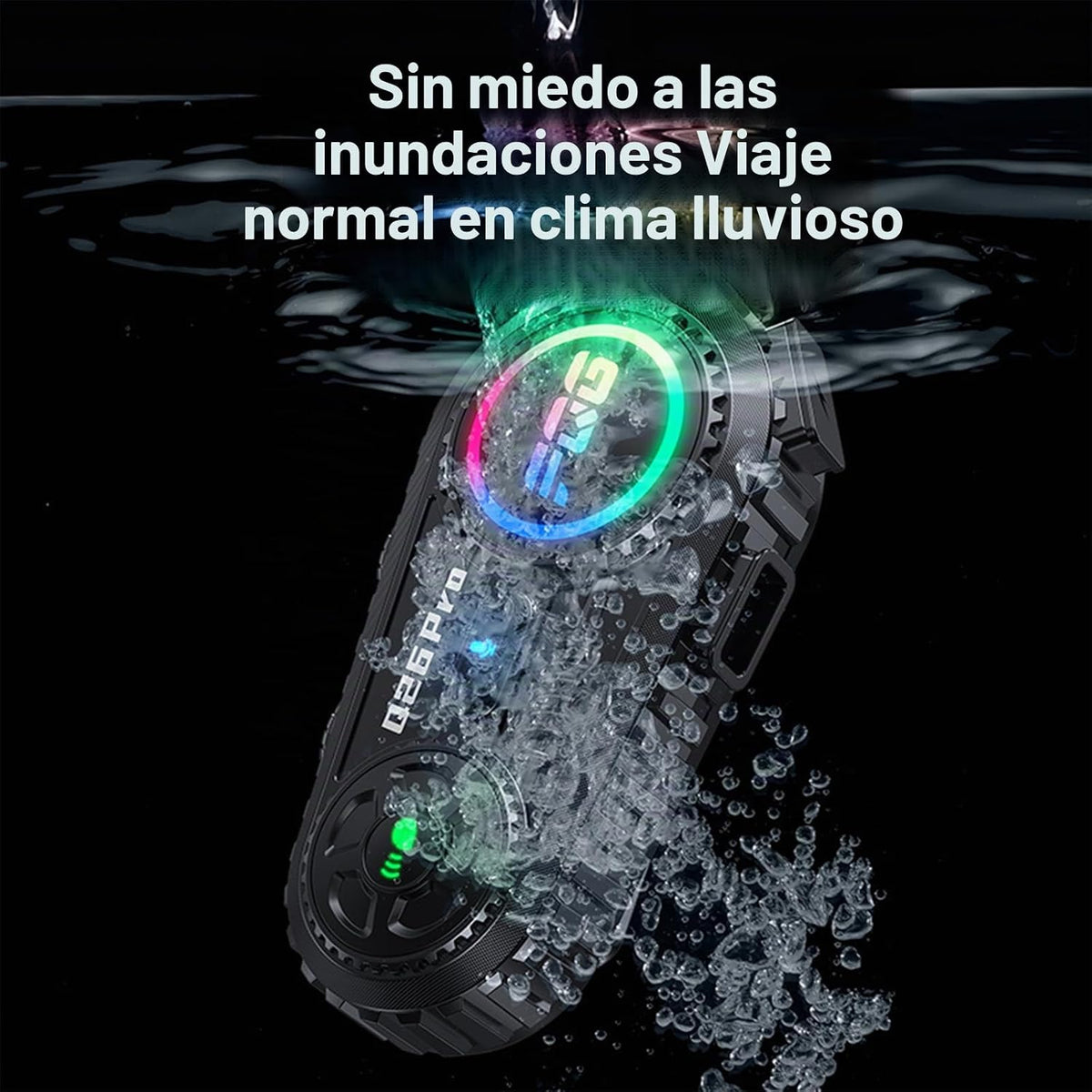 Paquete de 2 auriculares para casco de motocicleta, intercomunicado...
