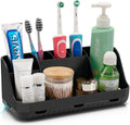 GFWARE Soporte para cepillo de dientes negro - Organizador de baño...