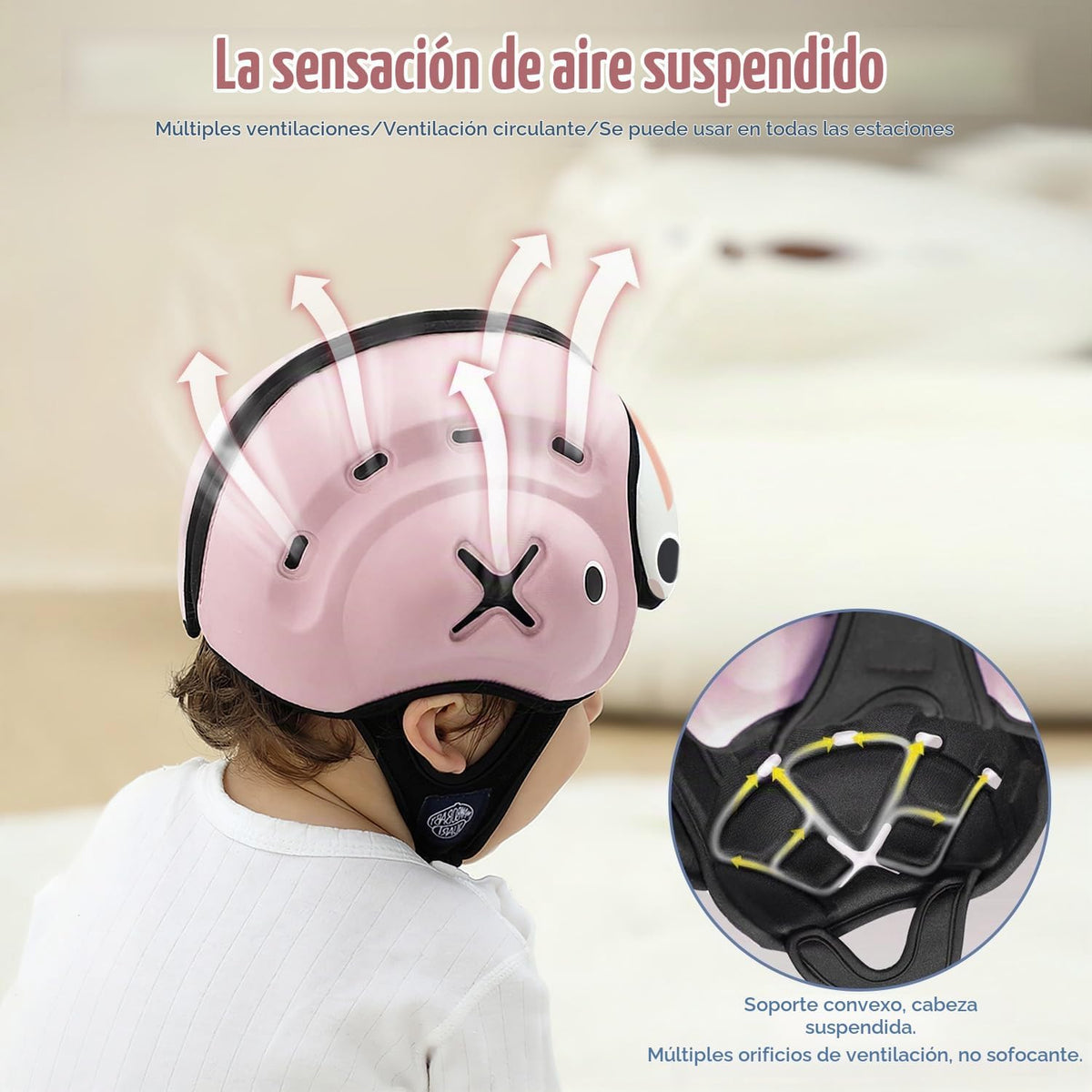 MamboBaby - Casco de seguridad para bebé, protector de cabeza de be...