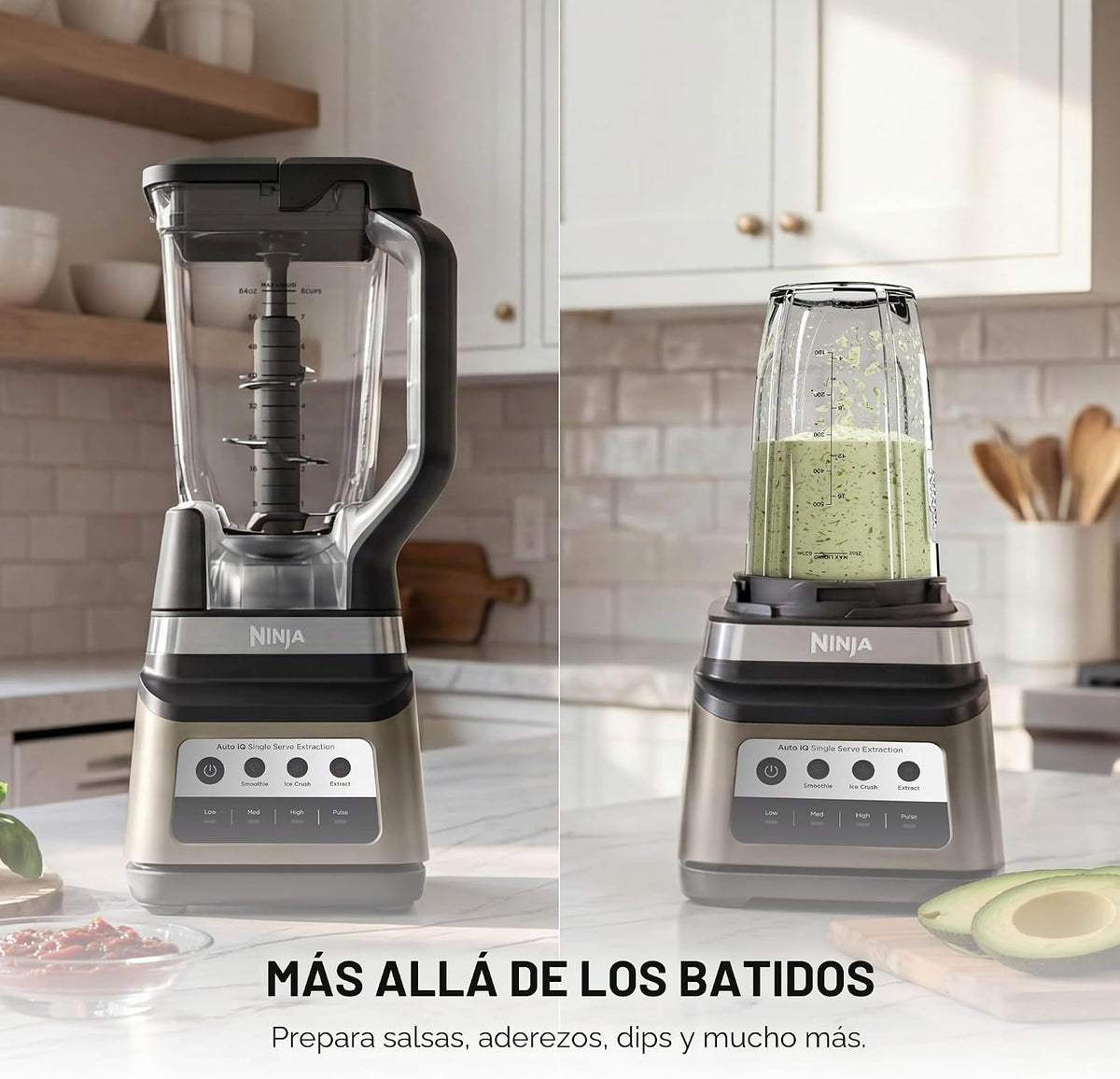 Licuadora Ninja Professional Plus DUO, 1400WP, Auto-iQ, 72oz, BN751...