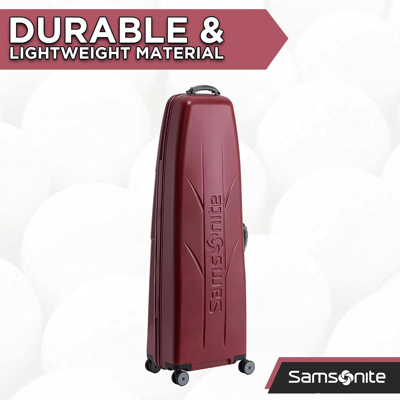 Samsonite Tour Deluxe - Funda rígida para golf, bolsa de viaje de g...