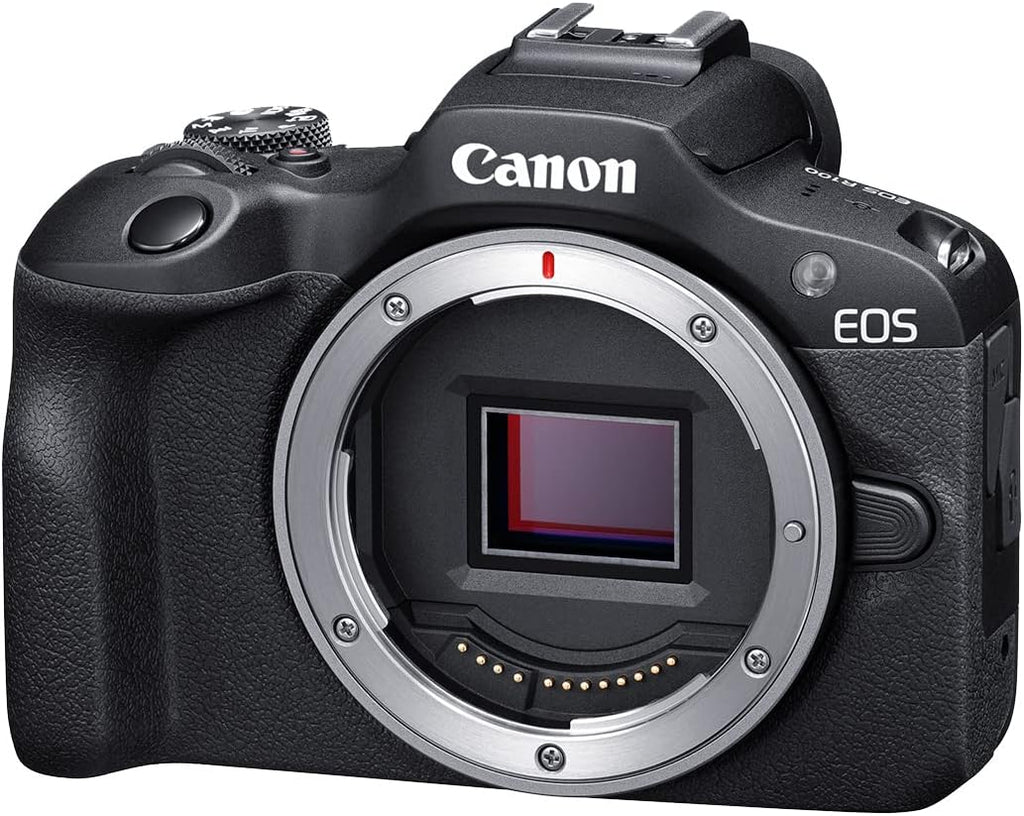 Canon Cámara sin espejo EOS R100, montaje RF, 24.1 MP, procesador d...