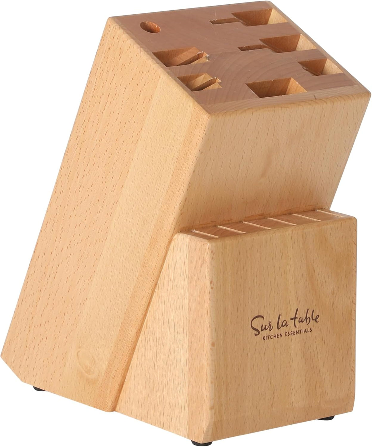 Sur La Table Kitchen Essentials - Juego de cuchillos con bloque, cu...