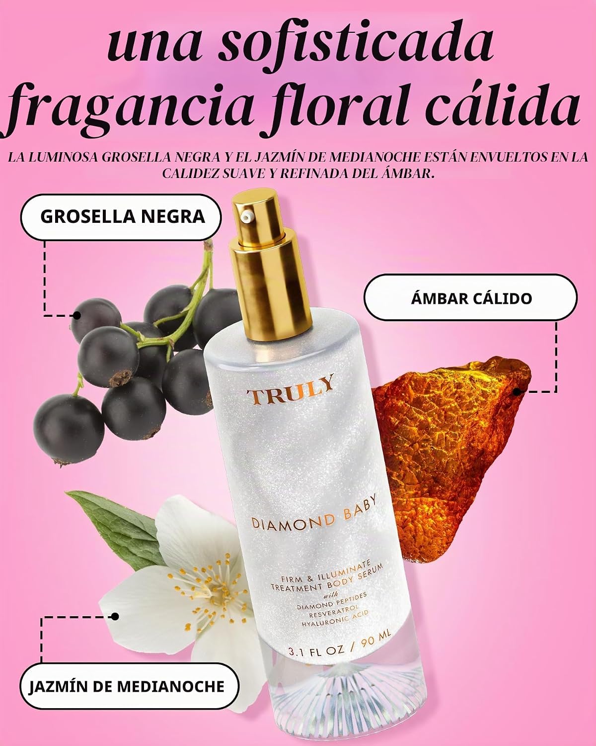 Truly Beauty Diamond Baby Tratamiento Firme e Iluminador - Suero co...