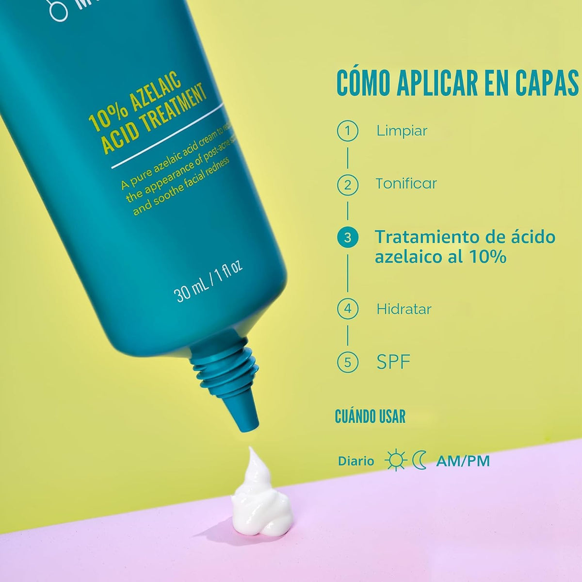 Good Molecules - Tratamiento de ácido azelaico al 10% para la cara,...