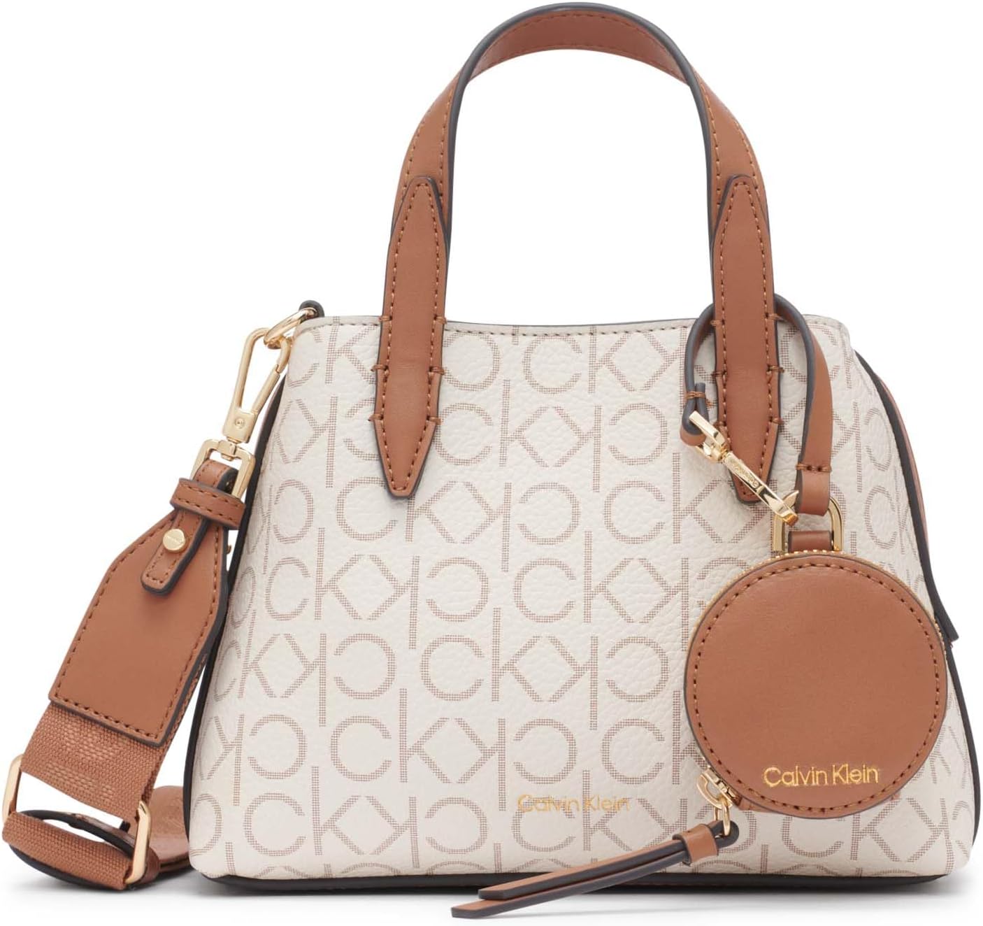 Calvin Klein Millie - Mini bolso cruzado 2 en 1 con compartimento triple