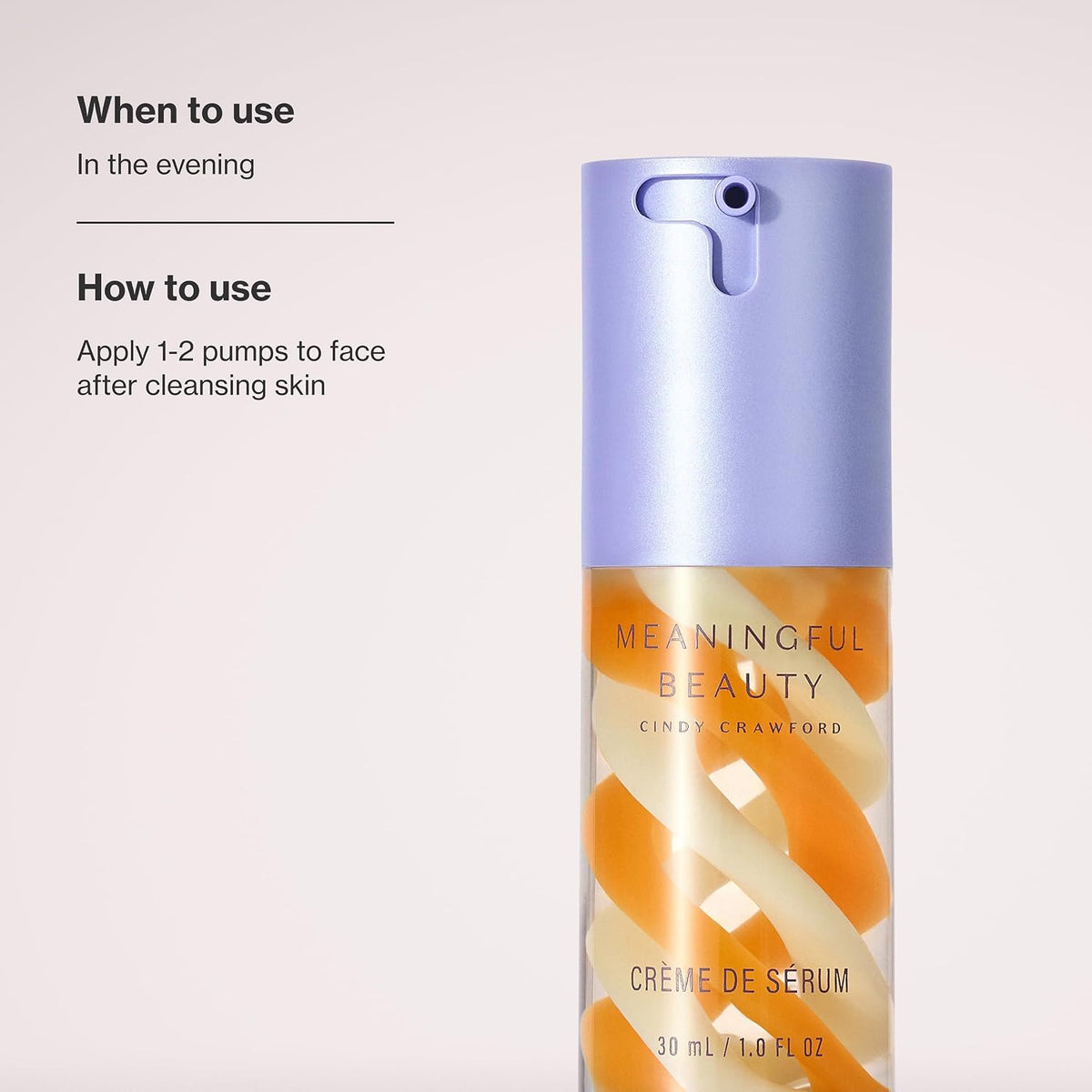 Meaningful Beauty Crème de Serum, Hidratante de noche con extracto...