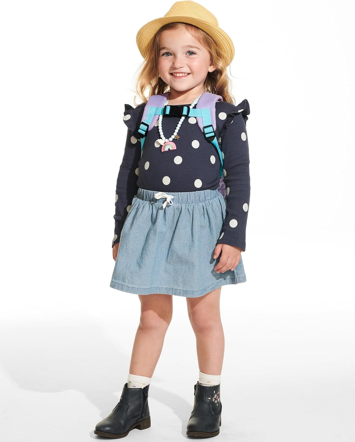 Mochila con correa para niños pequeños Skip Hop, zoológico, narval