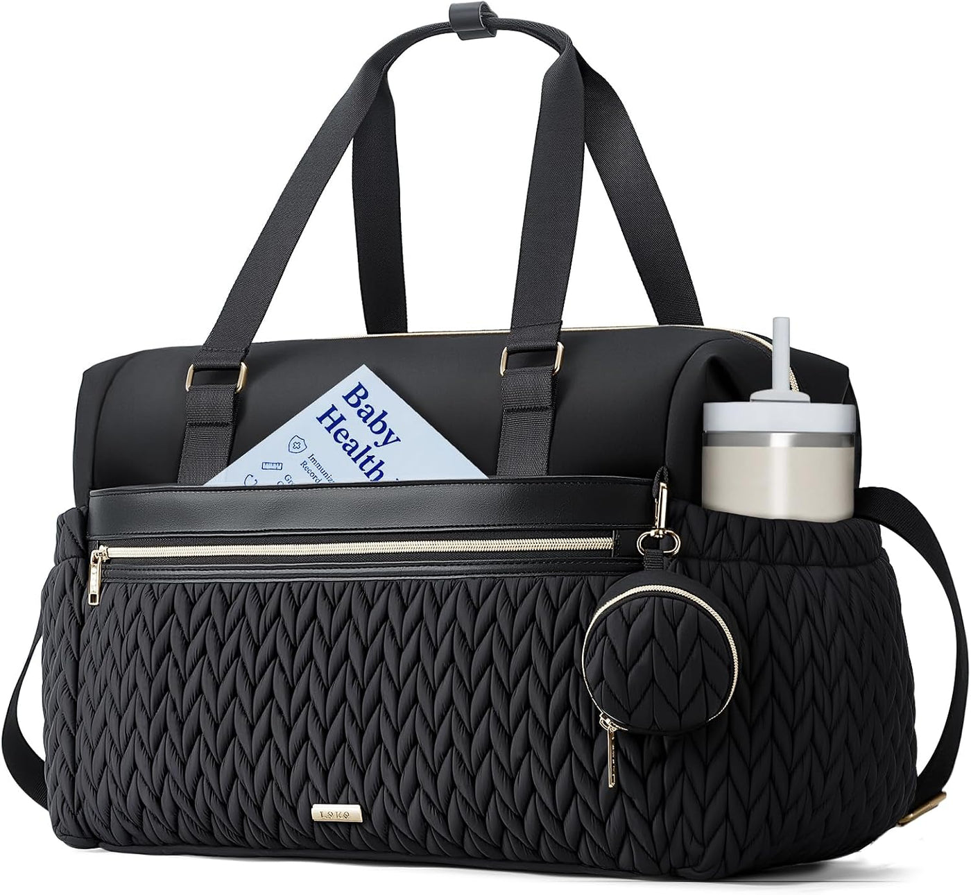 Lekesky Bolsa de pañales, bolsas de pañales grandes impermeables, b...