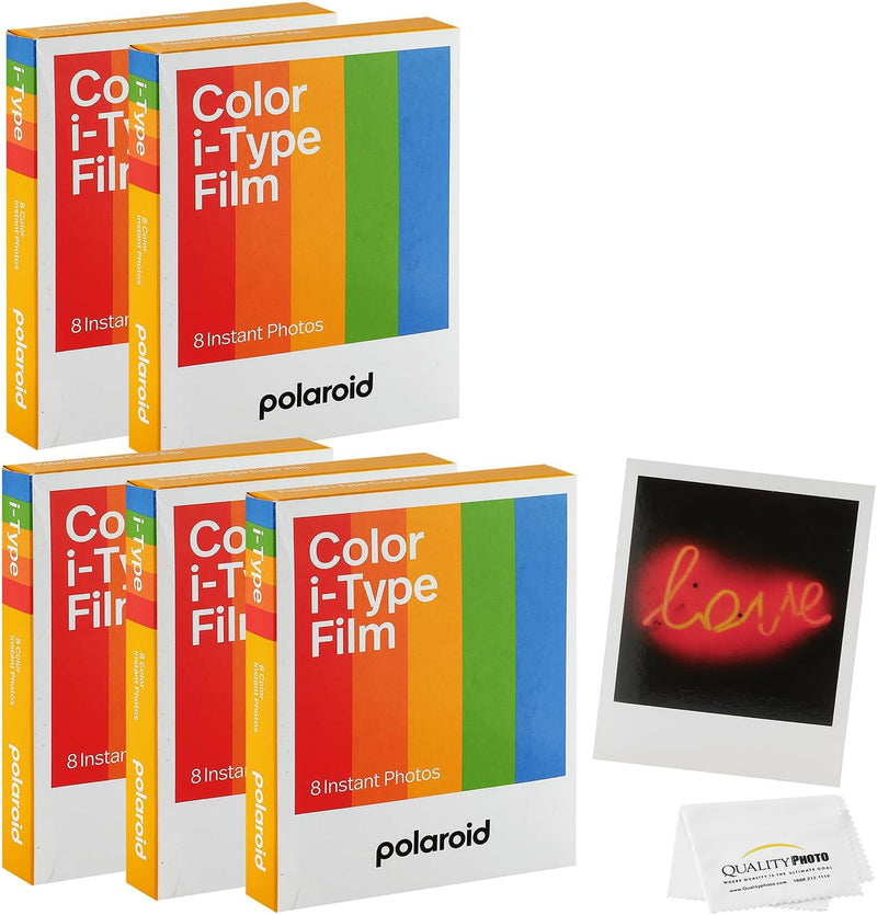 Polaroid Película Color I-Type for Now, Now+, i2 + paño de fotos de...