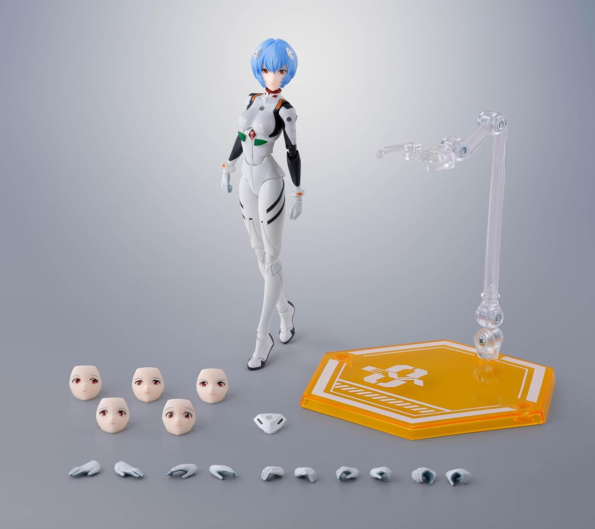TAMASHII NATIONS - Neon Genesis Evangelion - Figura de acción Rei A...