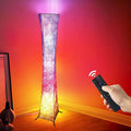 2 lámparas de pie, lámpara de esquina LED RGB inteligente de 61 pul...