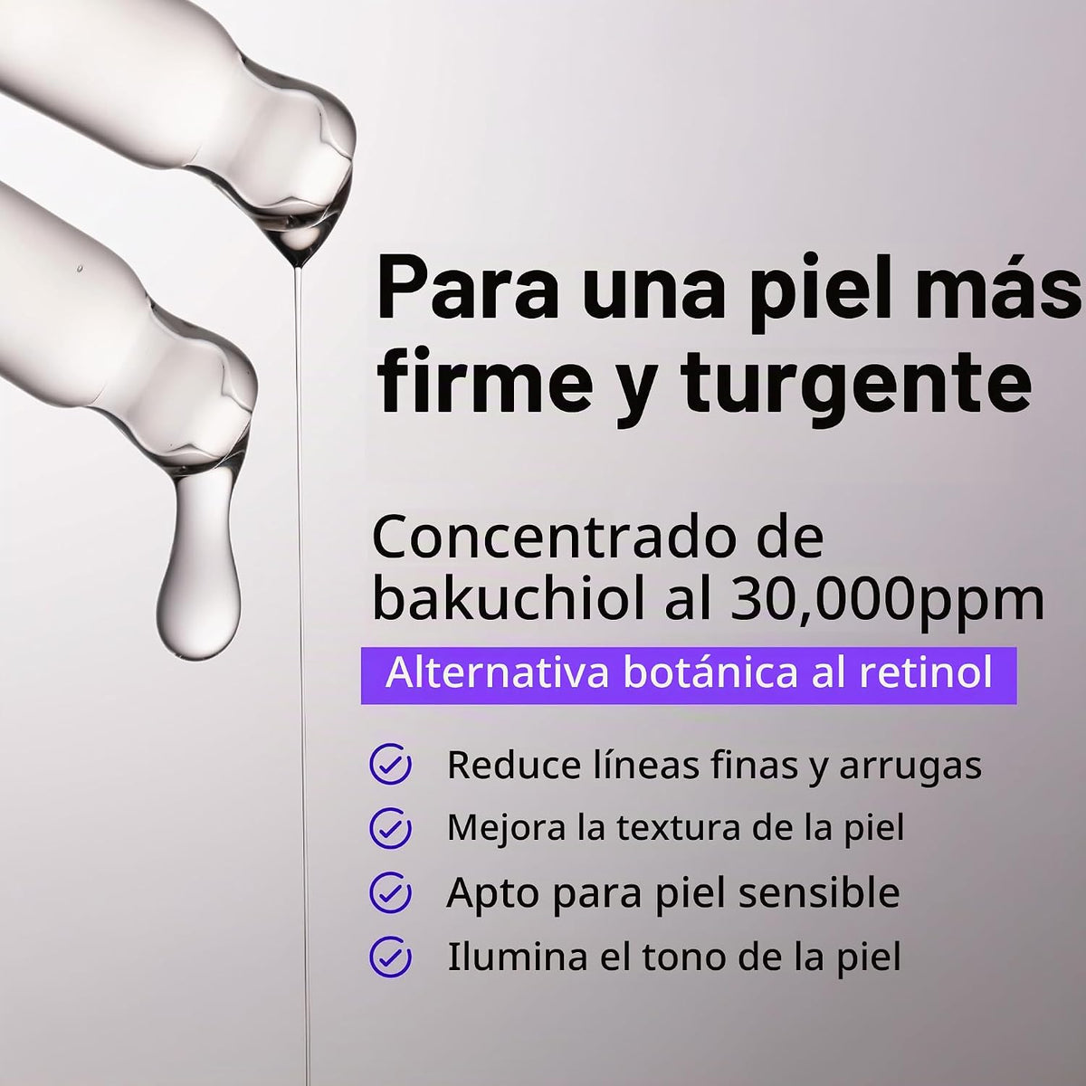 CELDYQUE Suero concentrado 100% puro de volufilina y bakuchiol de 3...